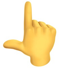 Backhand Index Pointing Up 