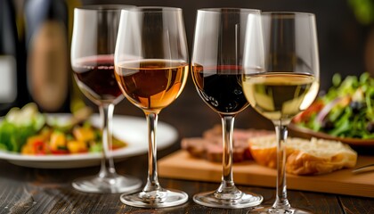 Food and drink pairing, wine with a gourmet meal