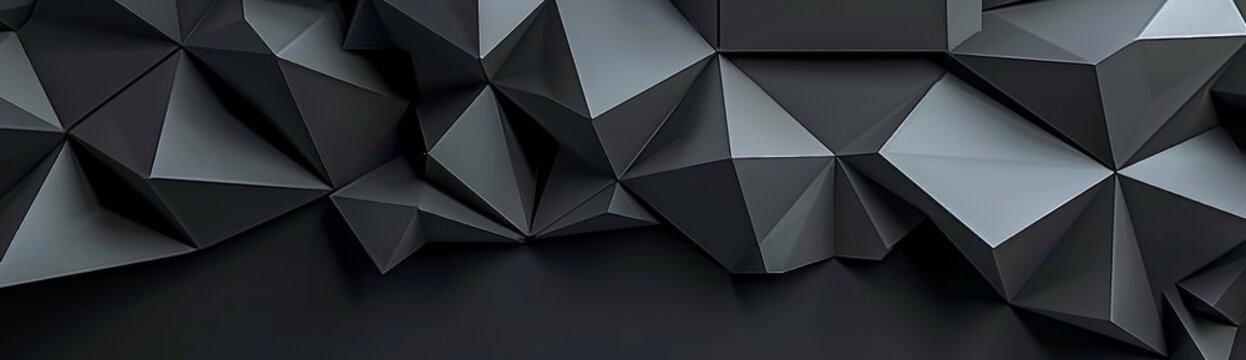 fondo geom&eacute;trico 3d primas negros