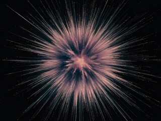 Cosmic Particle Explosion