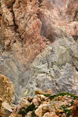 Fumarolen von Kalamos auf der Kykladen-Insel Milos (Griechenland) // fumarole field on Milos island (Greece)