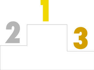 ランキング　順位　マーク　アイコン　シンプル　金　銀　銅