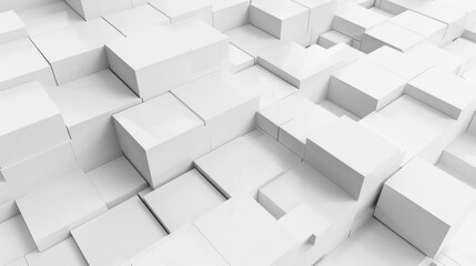 Light Geometric Background. Lactic White Business Style with Copy Space