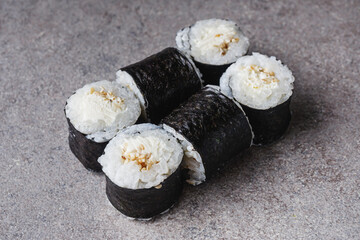 delicious fresh sushi roll maki with tuna mayonnaise © Narsil