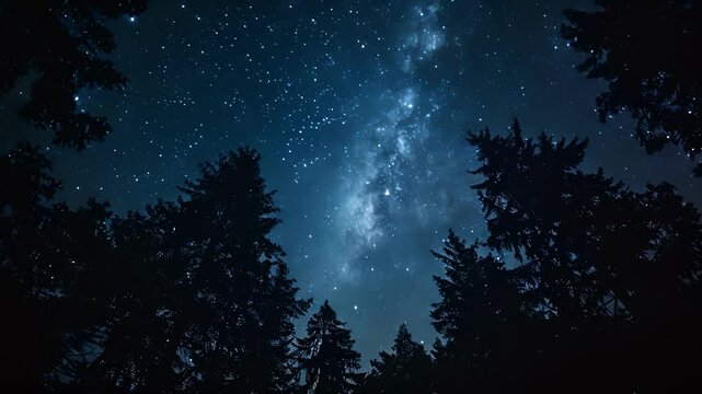 The perfect place for stargazing a solar powered forest campsite with limited light pollution allowing campers to see the night sky in all its splendor.