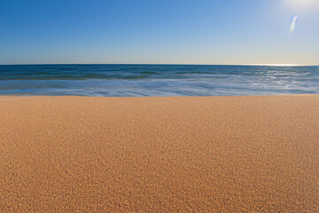Sand and Water Texture Surface - Ideal Product Mockup Background for Natural and Beach-Themed Branding Designs