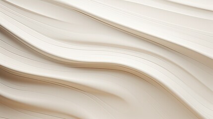 Obraz premium Abstract Minimalist Beige Wave Pattern Background with Smooth Curves and Flowing Lines