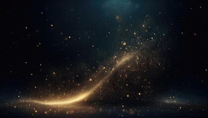 Fototapeta premium Fine Dust particles, fine dust transparent images, Fine Dust Particles on a black background