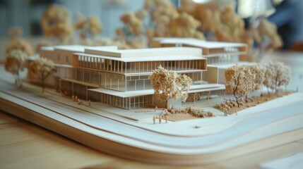 Educational Institute Maquette Display 