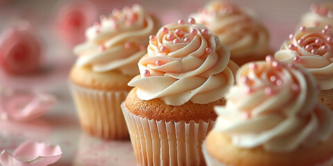 beautiful, delicious cupcakes made for the wedding