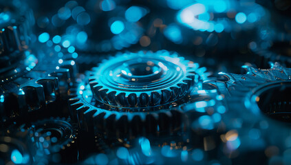 background with gears