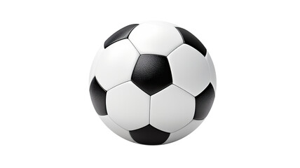Naklejka premium Soccer ball isolated on a transparent background, png 