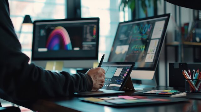 The graphic design workstation