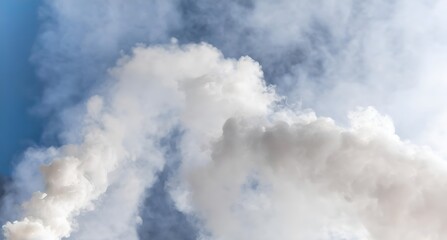 Obraz premium White and Blue Smoke Background