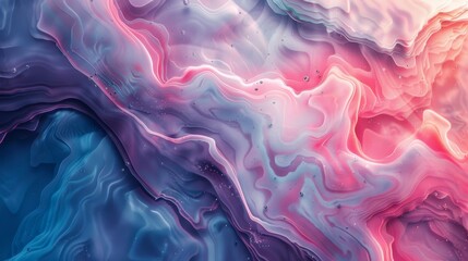 Obraz premium Abstract 3D Rendered Fluid Gradient: abstract