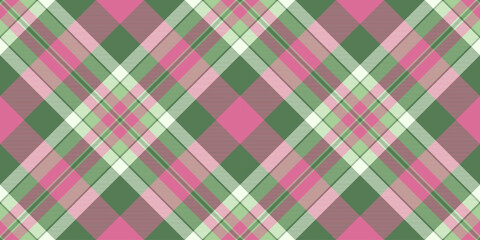 India background fabric tartan, american seamless vector check. Fashionable plaid texture textile pattern in light and green colors.