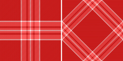 Fabric check plaid of background textile seamless with a pattern vector tartan texture. Set in retro colors for stylish scarves for women.