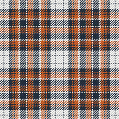 Seamless pattern of scottish tartan plaid. Repeatable background with check fabric texture. Vector backdrop striped textile print.