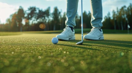 Golfing in a Summer Afternoon