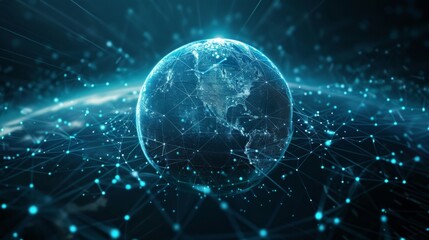 Digital Earth with Network Connections