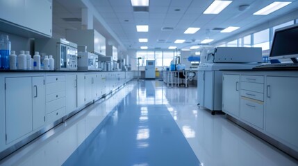 Naklejka premium Modern Scientific Laboratory