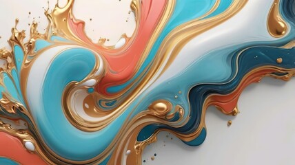 abstract background with waves