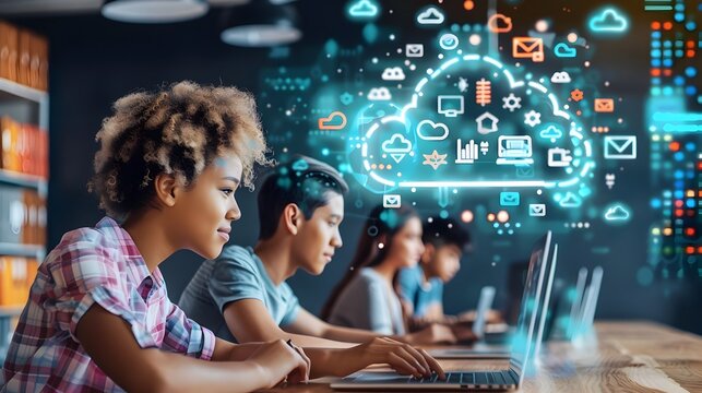 Cloud Computing Empowering Education with Virtual Classrooms and Interactive Resources