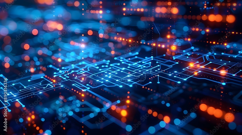 Poster blockchain technology integrated with cloud computing for secure and decentralized data management