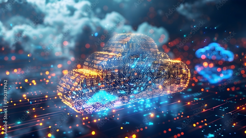 Poster vibrant and efficient cloud computing concept for energy management and smart grids with real time d