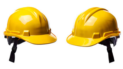 yellow hard hat