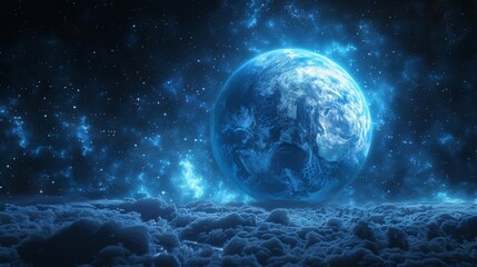 Planet Earth in Space