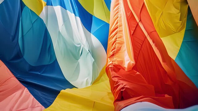 A giant inflatable replica of a famous painting bringing the work to life in a way that encourages viewers to see it in a whole new light.