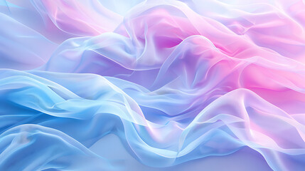 Obraz premium Gradient background featuring a blend of pink and blue for a calming effect 