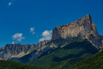 Naklejka premium Le Mont Aiguille, Vercors, Isère, France