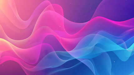 Gradient background featuring a blend of pink and blue for a calming effect 