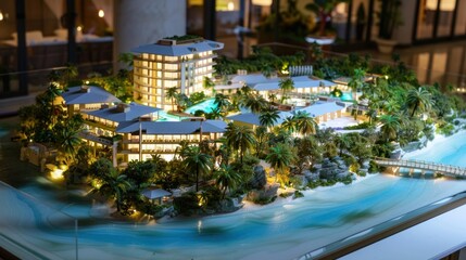 Hotel Resort Maquette Presentation