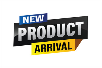 New product arrival tag icon logo sign symbol Banner design template for marketing. Special offer promotion retail. background banner modern graphic design for advertising store shop, online store

