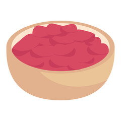 sushi and rolls japanese cartoon style food