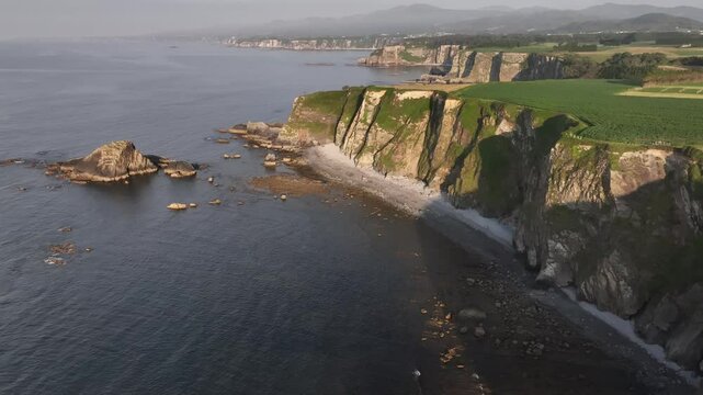 Faro Cabo Busto del Condejo del Valdes en Asturias