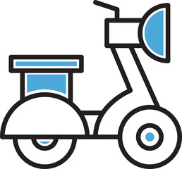 Scooter Icon Illustration