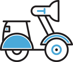 Scooter Side View Icon