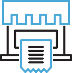 Shop and Bill Icon
