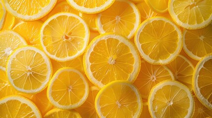 The juicy lemon slices