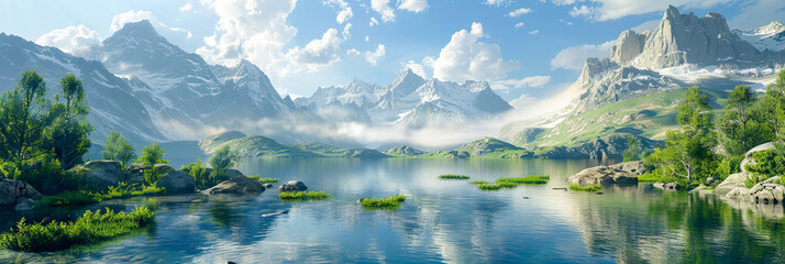 Fototapeta premium Berglandschaft