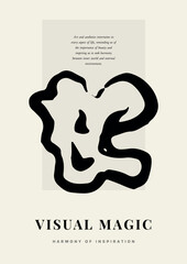 Vector posters with inspirational quotes, in the style of a hand-drawn sketch. For home decoration, social media, printing and web design