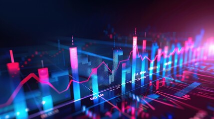 Abstract Financial Data Visualization