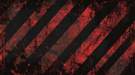 Dark Grunge Background With Red Distressed Stripes for Edgy Designs