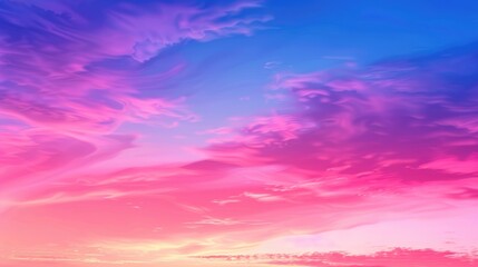 Obraz premium Vibrant sunrise or sunset sky for design background
