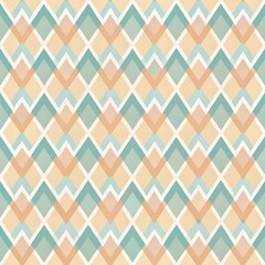 Pastel Diamond Chevron Pattern