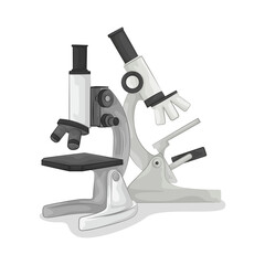 Illustration of microscope 